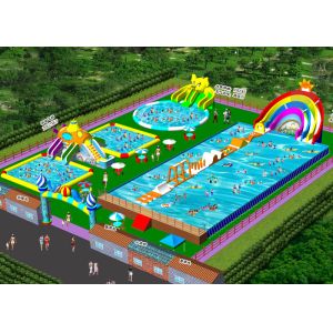 Big Backyard Inflatable Water Park With Pool For Children 7 Years Old