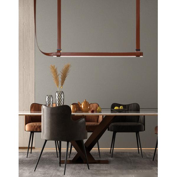 Italy Designer Chandelier Replica Lamp Dinning Room Fabric Belt Suspension Light(WH-MI-379)