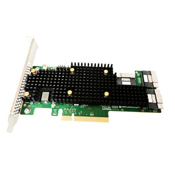 Quality Broadcom 9600-24i RAID Card 24-Port Internal 12Gb/s SAS/SATA Array Card PCIe 4.0 wholesale