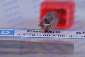 China 4 - 20 mm Diameter Corner Rounding End Mills , Carbide Corner Rounding End Mill Tools on sale