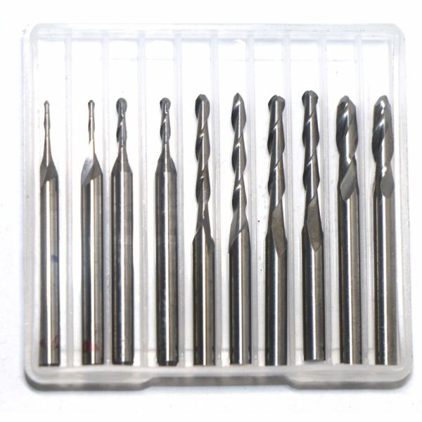 Quality Wood Working Set Carbide End Mill Uncoated Diameter 1mm 1.5mm 2.0mm 3.175mm wholesale