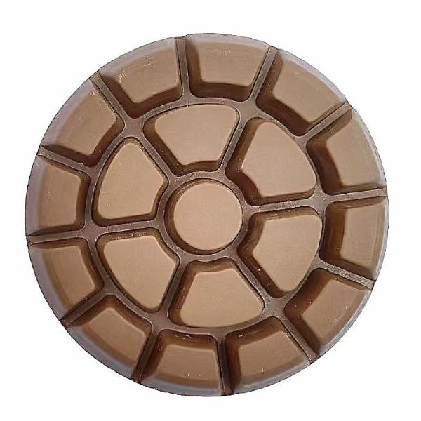 Quality 3" Copper Bond Transitional Diamond Pads for concrete corner grinding and polishing Grit #100 #200 wholesale