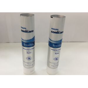 Transparent Shoulder ABL250/12 Philips Toothpaste Tube With Smooth Flip Top Cap