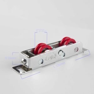 UPVC Sliding Door Roller with Adjustable Double Door Design OEM Logo 103g Weight