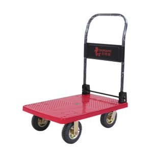 SILENT Foldable Cart Trolley Color Platform 900mm x 600mm Swivel Wheels Included
