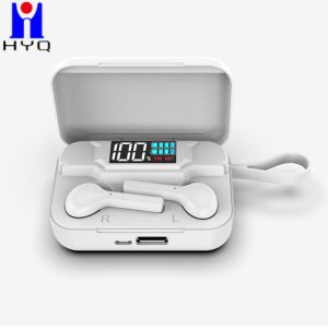 China Rich Sound TWS Power Bank Earphones 90dB Type C Chiarging Port on sale