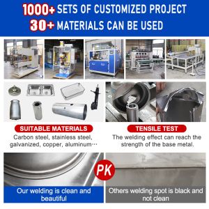 HWASHI Stainless Steel Sink Welding Machine For Wide Applications CE/CCC/ISO