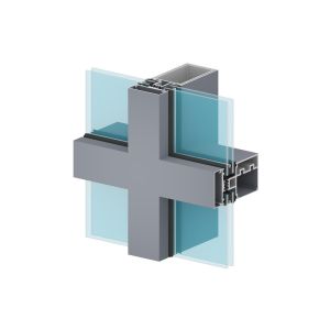 Custom Made Aluminium Glass Curtain Wall U Shape Aluminium Alloy Extrusions