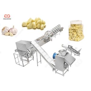 China Automatic Garlic Peeling Line , Garlic Separating And Peeling Machine on sale
