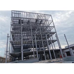 High Rise H Column Steel Structure Building Galvanized Finish