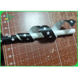 Pulp Sustainable Paper Straw Base Paper 60g + 120g 14mm 15mm Small Rolls