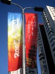 China Waterproof Colorful Custom National Flags Banners With Roland FJ-740 Water Base on sale