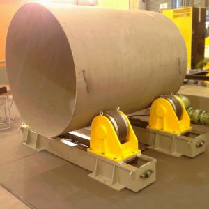 Custom 40T Adjustable Welding Rotator For Tank Transverse Seam Welding