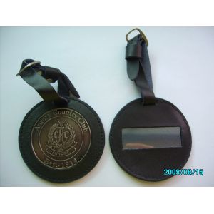 Soft PVC Custom Personalised Bag Tags in polybag package