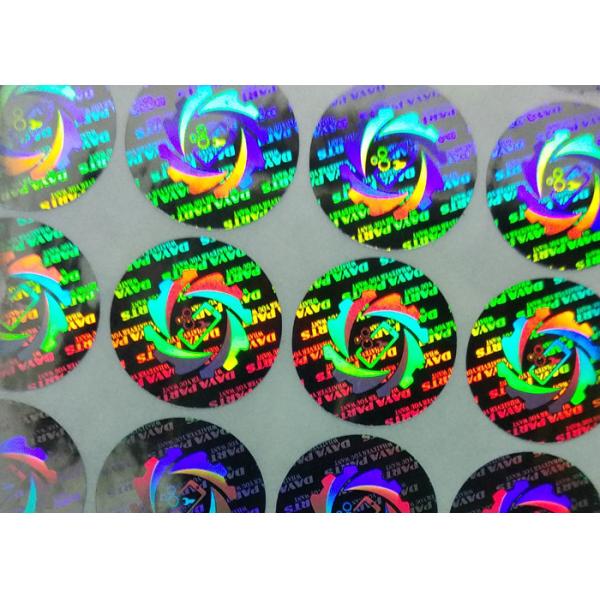 Quality One-Time Use Custom 3D Laser Holographic Labels With Logo Tamper-Evident & Anti-Counterfeit Stickers wholesale