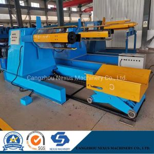 5 Tons Hydraulic Decoiler with Heading Support/Metal Coils Distributor