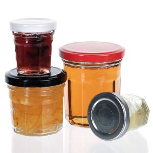 Factory Price Clear Food Packaging Storage Jar Multiple Sizes Round Glass Jar