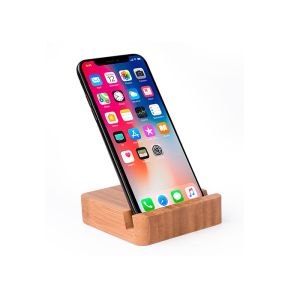 5200mAh Wooden Power Bank , Wireless Charging Bank With Holder Function