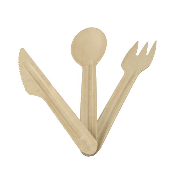 Quality Biodegradable Compostable Bagasse Paper Disposable Cutlery wholesale
