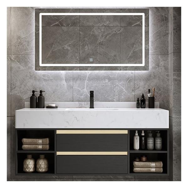 Modern Bathroom Vanity Combo with Waterproof Function and Customized Plywood