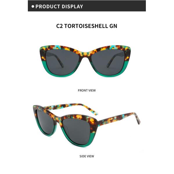Sunny Days Acetate Frame Sunglasses Cat Eye Designer Stylish Style For Women Men