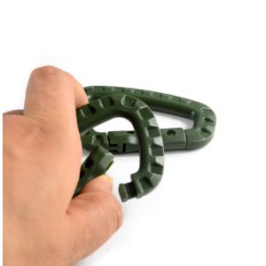 US Initial Payment Tactical D-Ring Molle Clip Keychain Lightweight Plastic