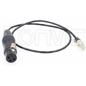 Eonvic Red Epic Scarlet Camera Audio Timecode Cable 3XLR Female to Right Angle