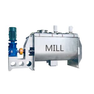 100-1000 Kg/H Powder Mixing Machine Paddle Ribbon Horizontal Blender Mixer