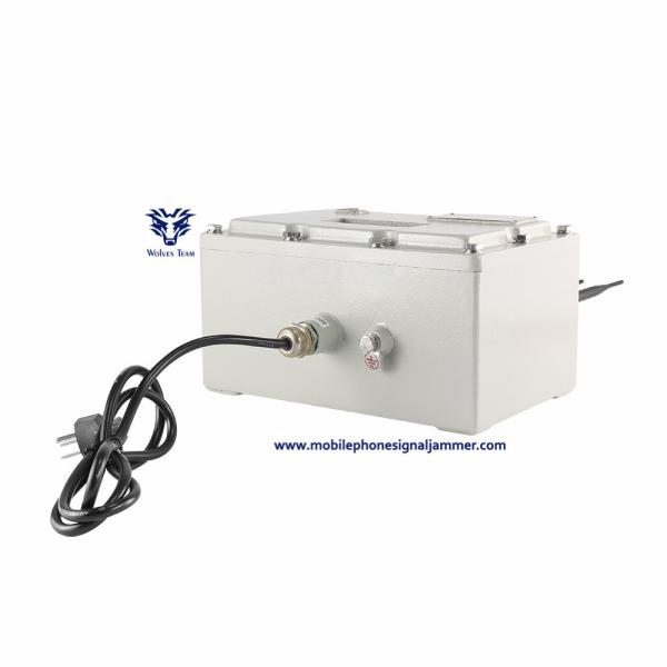 Quality Outdoor Waterproof Using Drone Signal Prison Jammer Use for 80W 120m WiFi2.4G Bluetooth Signal Jammer wholesale