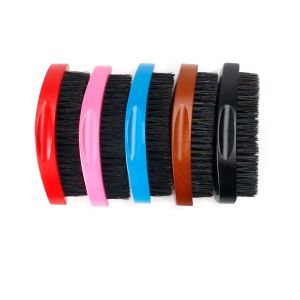 Abeis Wave Brushes For Men 360 Red Blakc Pointed Curved Boar Bristle Hair Brush