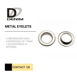 Cheap Shiny Silver Metal Eyelet Rings Nickel - Free With Plating Techniques for sale