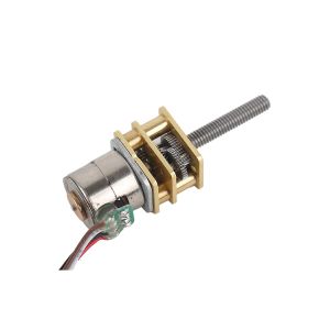 10mm Mini Gear Motor with 150 mA Current 3.3V~12V Voltage and 40Ω±7% Resistance