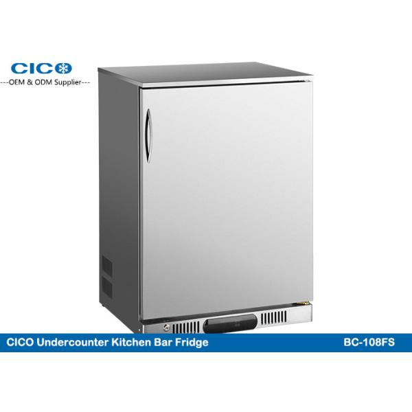 White Outdoor Beer Cooler Refrigerator , Under Counter Drinks Cooler 6 Pixel