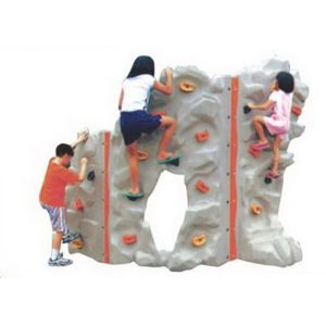 China Backyard Rock Climbing Wall , LLDPE Plastic Climbing Gym Anti Corrosion on sale