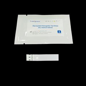 Cheap Blood Sugar Monitor Hemoglobin A1C Test Strips (Dry Chemical Method) CE Registered for sale