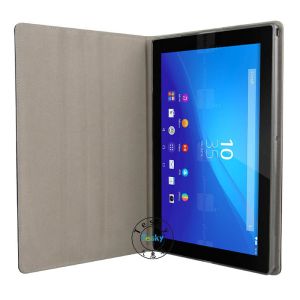 Cheap high quality pu leather tablet case front stand for xperia z4 for sale