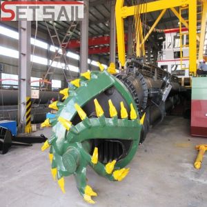 Cheap 4200.00cm * 1020.00cm * 250.00cm Package Size Cutter Suction Dredger for River Sand for sale
