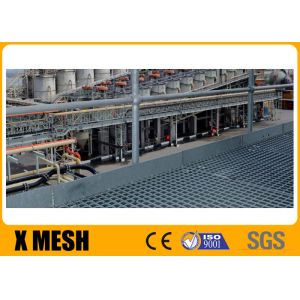 Length 2000mm Welded Steel Grating Serrated Galvanised Grid Mesh