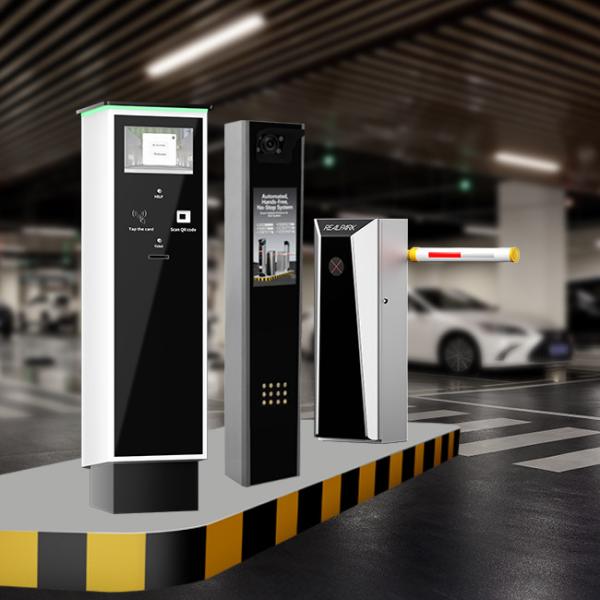 LPR Parking Controller Parking Machine With 5MP Camera and 18.5 inch LCD Display