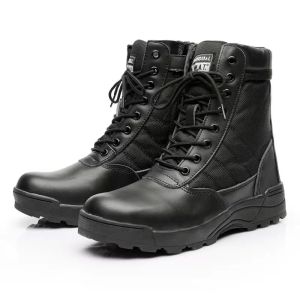 Shiny Army Under Armour Tactical Boots Steel Toe Waterproof Men Trekking