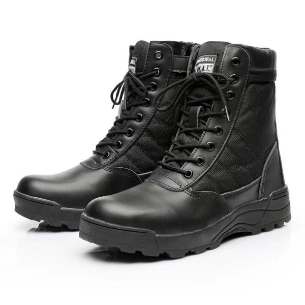 Quality Shiny Army Under Armour Tactical Boots Steel Toe Waterproof Men Trekking wholesale