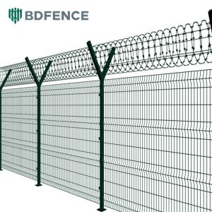 Airport Wire Mesh Panel Aoa Fence Easily Assembled Garden Boundary Wall Security