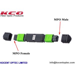 Fibers Optical MPO Attenuator 8core 12core 16core 24core 36core Female To Male