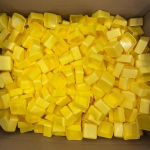Custom Yellow PVC Square Round Type 41x41 41x21 41x62 Colorful Unistrut End Caps
