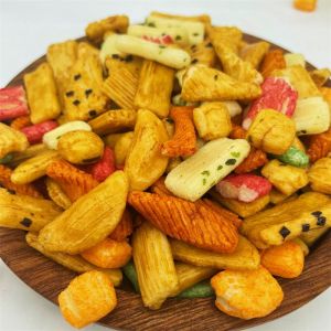 Gluten Free Grain Snacks Rice Crackers With Halal Party Snacks In China