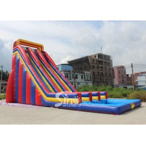 10m High Adults Giant Commercial Inflatable Water Slides Made of 0.55mm pvc