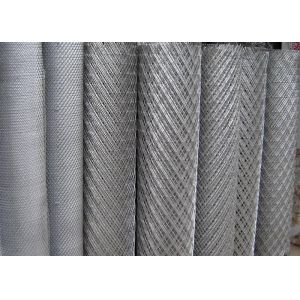 Rhombus Hole Expanded Metal Mesh Hot Dipped Galvanized Surface Thickness 4mm