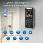 TCP / IP Wifi RFID AI Face Recognition Biometric Access Control Products Cloud