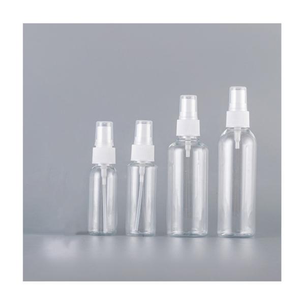 Quality PET Empty Plastic Mist Spray Botle clear Perfume alcohol Refillable Plastic Spray Bottles with Fine Mist Sprayer Pump wholesale