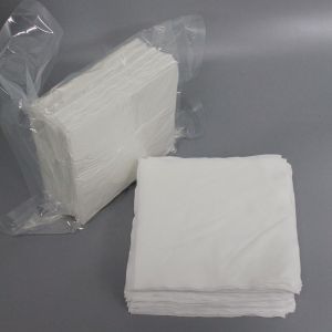 Class 100 6inch Two Layer Cleanroom Wipes Polyester Wipes For Cleaning LCD